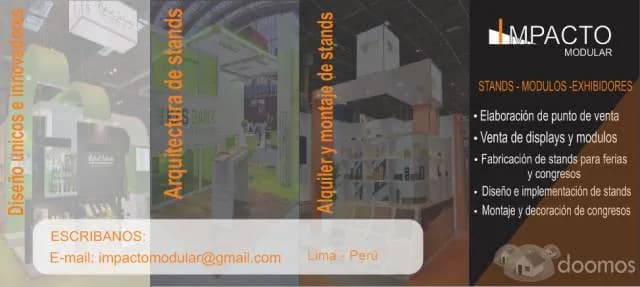 Elaboración de stands para ferias, eventos Lima Perú — foto 1