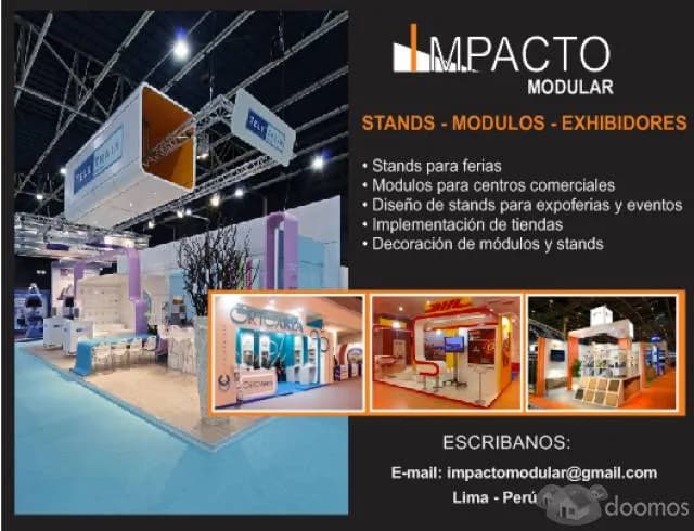 Diseño de stands para ferias y eventos Lima Perú — foto 1