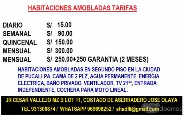 ALQUILO CUARTOS AMOBLADOS — foto 1