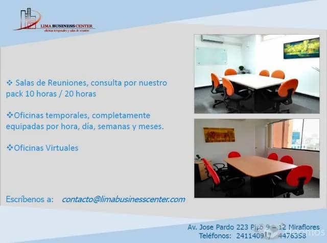 ALQUILER SALAS DE REUNIONES LIMA — foto 6