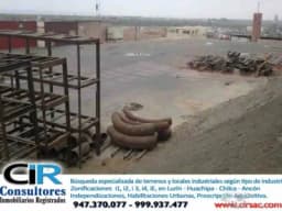 A5 SOLO INDUSTRIALES - EN ALQUILER Villa El Salvador 10,061 m2 EXPLANTA METALK MECÁNICA