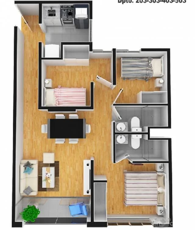 RESIDENCIAL SALAMANCA DE MONTERRICO 7 — foto 2