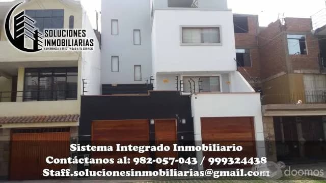 VENTA DE CASA EXCLUSIVA DE 5 PISOS EN LOS OLIVOS — foto 1