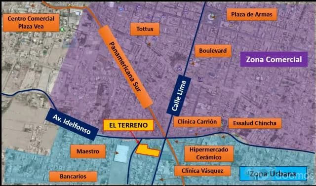 VENTA DE EXCLUSIVO TERRENO EN EL CORAZÓN DE CHINCHA — foto 1