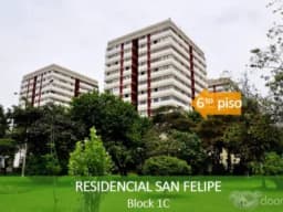 Residencial San Felipe - Jesus Maria - Alquilo Departamento