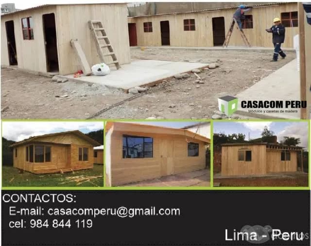casetas de madera para baño prefabricadas en lima peru — foto 8