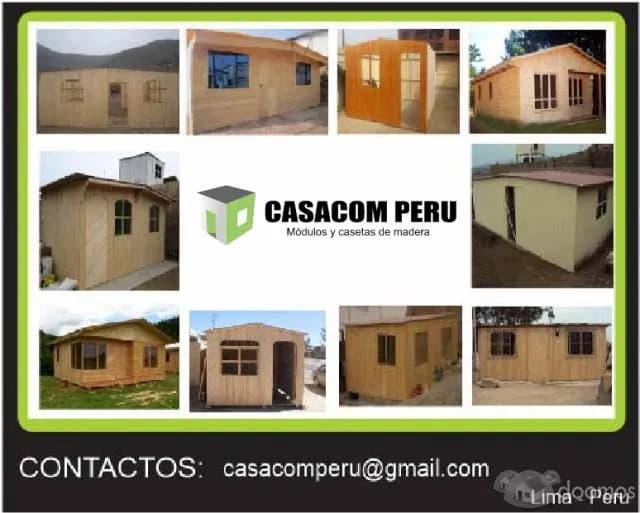 modulos con divisiones de ambientes en prefabricados de madera en lima peru — foto 6