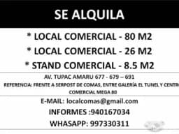 SATND COMERCIAL 8,5 M2 En Comas