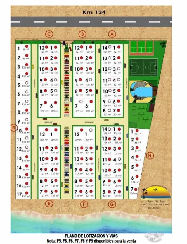 VENTA DE LOTE EN LA PLAYA CONDOMINIO “LA RIVERA DEL MAR” - CAÑETE — foto 2