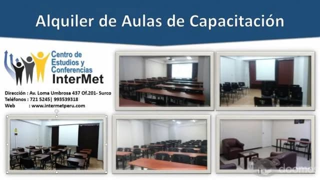ALQUILER DE  AULAS DE CAPACITACION — foto 2