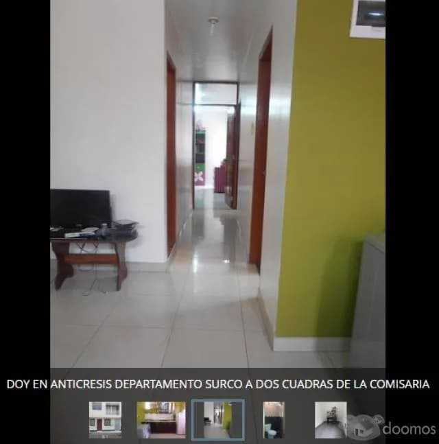 DOY EN ANTICRESIS DEPARTAMENTO PRIMER PISO SURCO — foto 5