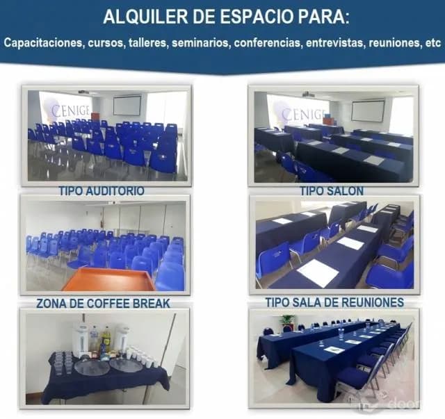 Alquiler de Salas de Capacitación en Miraflores — foto 1