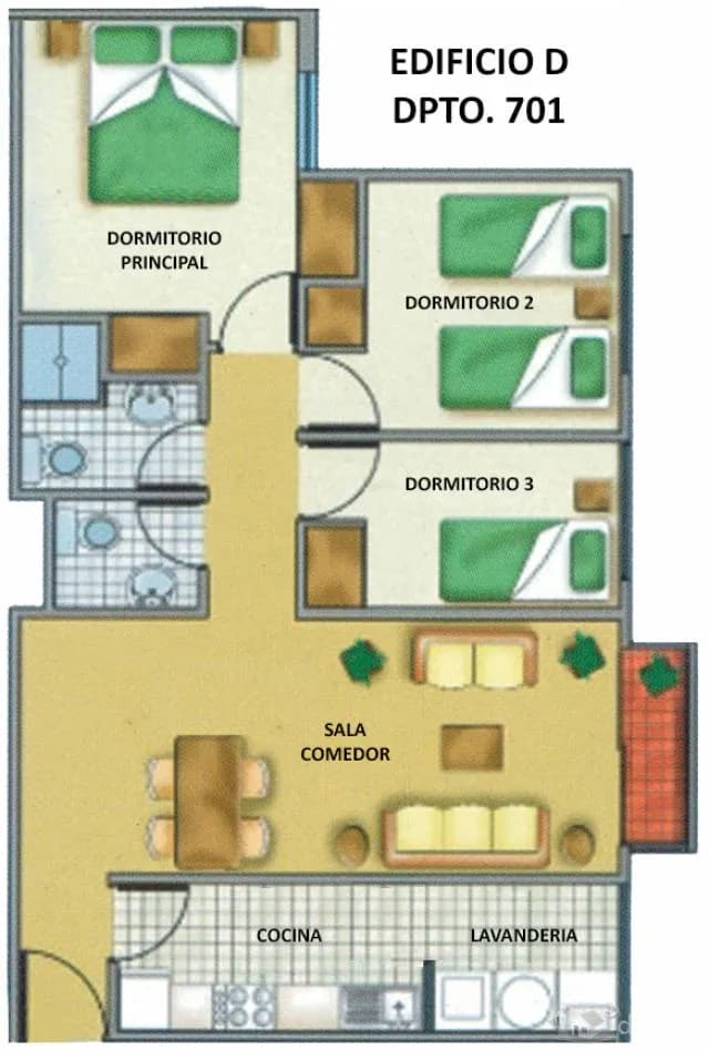 Venta de Departamento - Condominio Alameda Huaylas - Chorrillos — foto 2