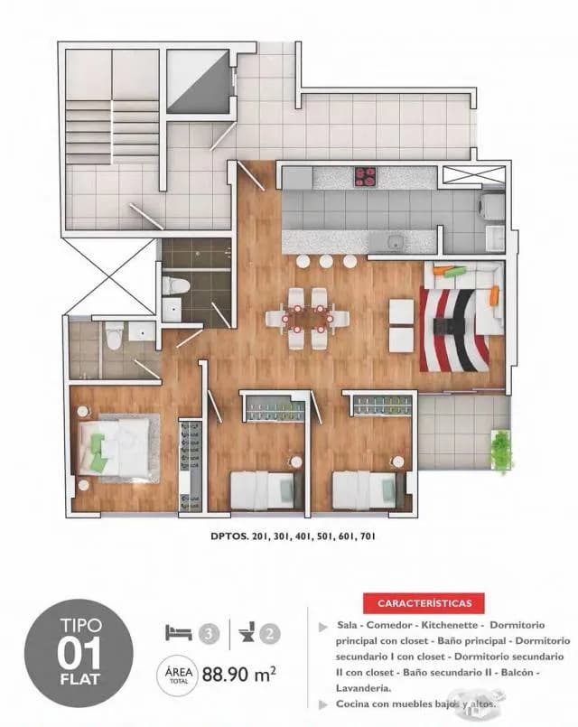 *PROYECTO* Departamentos en Exclusiva zona de Pueblo Libre — foto 5