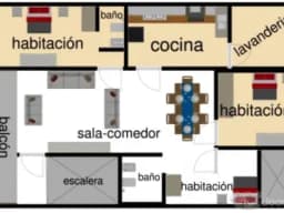 venta de departamento de 120m2