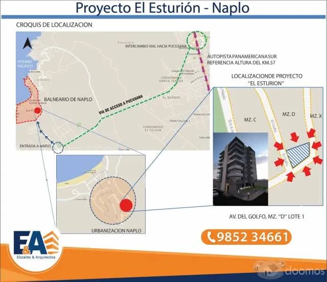 VENTA DE DEPARTAMENTOS EN EDIFICIO DE NAPLO "ESTURION" PRE ESTRENO — foto 1