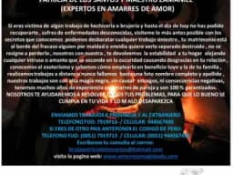 PATRICIA DE LOS SANTOS Y MAESTRO ZAMANIEL (EXPERTOS EN AMARRES DE AMOR)