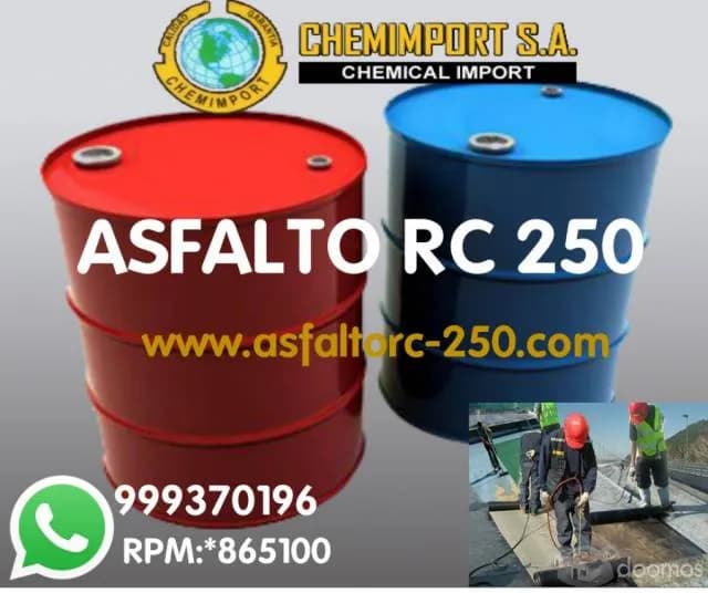 ASFALTO VENTA POR CILINDRO ASFALTO RC 250 — foto 1