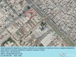 A - VENDO TERRENO INDUSTRIAL CHORRILLOS - AV. HORIZONTES Y AV. HUAYLAS