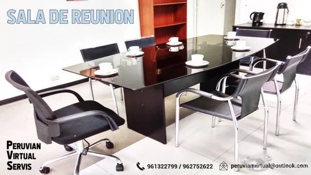 sala de reunion desde S/15 Miraflores — foto 1