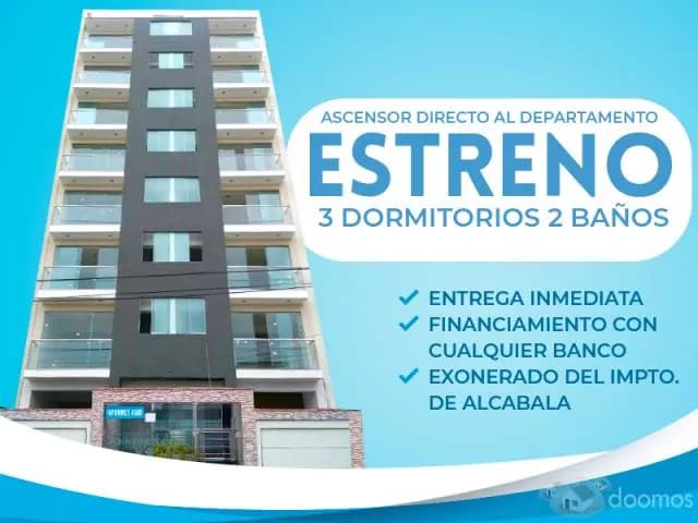 Venta de departamento urb. la calera de la merced con ascensor ingreso directo — foto 1