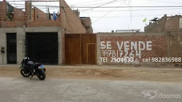 VENTA TERRENO URB. LUCYANA A 1/2 CDRA AV. TUPAC AMARU — foto 1