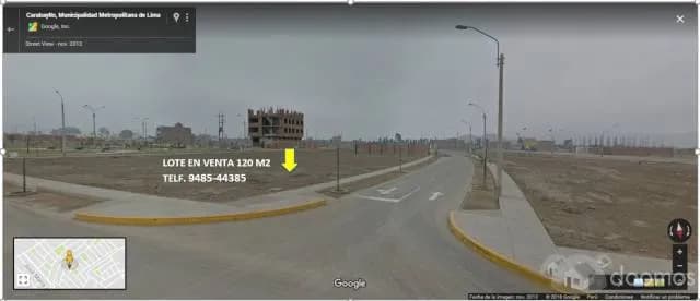 VENTA TERRENO 120M2 URB. SAN ANTONIO CARABAYLLO 4 MENORCA — foto 1