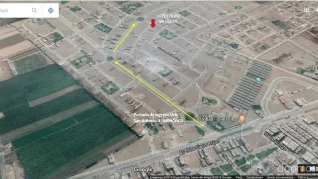 VENTA TERRENO 120M2 URB. SAN ANTONIO CARABAYLLO 4 MENORCA — foto 3
