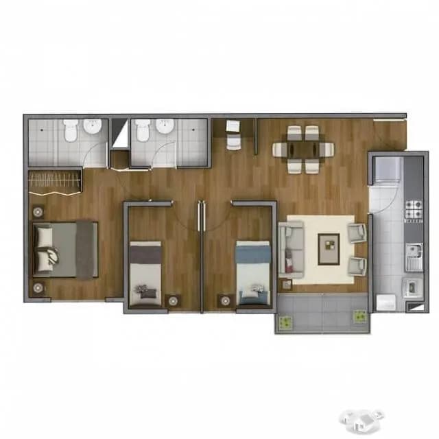 VENTA DEPARTAMENTO EXCELENTE UBICACIÓN, SANTA CLARA, ATE — foto 2
