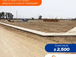 Terrenos a Crédito en carabayllo