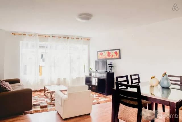 Alquiler Miraflores Departamento Amoblado, 2 Dormitorios, Ubicación Céntrica — foto 4