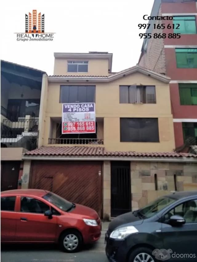 OCASIÓN! AMPLIA CASA 4 PISOS 11 DOR + 2 C/SERV + 2 COCHERAS — foto 1