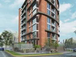 VENDO DEPARTAMENTO FLAT PISO 8 VISTA EXTERIOR EN GALVEZ BARRENECHEA SAN BORJA