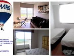 ALQUILER DE HERMOSO DPRTO FRENTE A MAR MUY MODERNO Y EN 3ER PISO