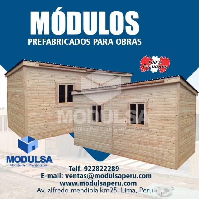 ALMACEN, OFICINAS,MODULOS CASETAS PREFABRICADAS DE MADERA - EN LIMA PERU — foto 3