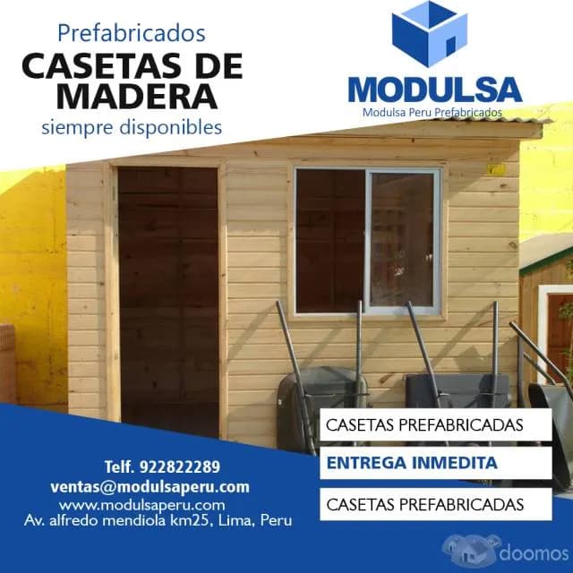 ALMACEN, OFICINAS,MODULOS CASETAS PREFABRICADAS DE MADERA - EN LIMA PERU — foto 5
