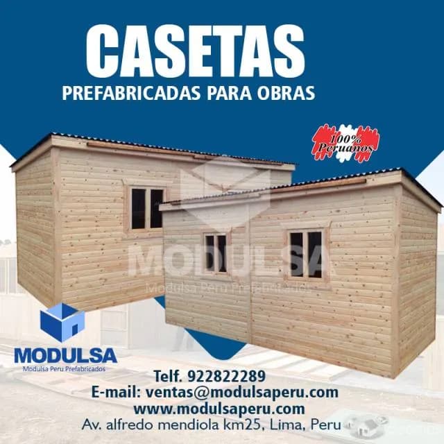 ALMACEN, OFICINAS,MODULOS CASETAS PREFABRICADAS DE MADERA - EN LIMA PERU — foto 7