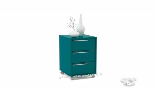 ARCHIVADOR MAIA COLOR MENTA DE 3 CAJONES — foto 4