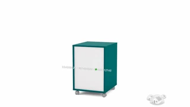 ARCHIVADOR MAIA COLOR MENTA DE 3 CAJONES — foto 5