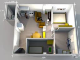Mini Departamento 1er Piso 43m2