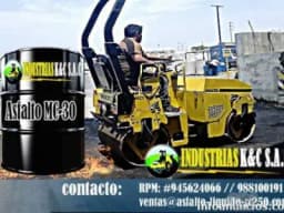 SE VENDE ASFALTO Y EMULSION ASFALTICA ADITIVO DE CONSTRUCCION
