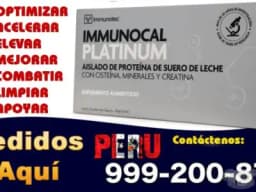 IMMUNOCAL PERU PLATINO TELF, 999-200-870  LLAMANOS