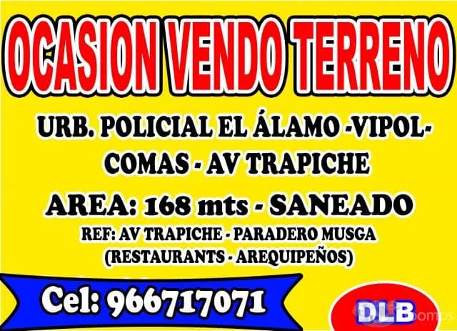 SE VENDE TERRENO POLICIAL CON TITULO Y GARANTIA - EN LIMA -COMAS — foto 1