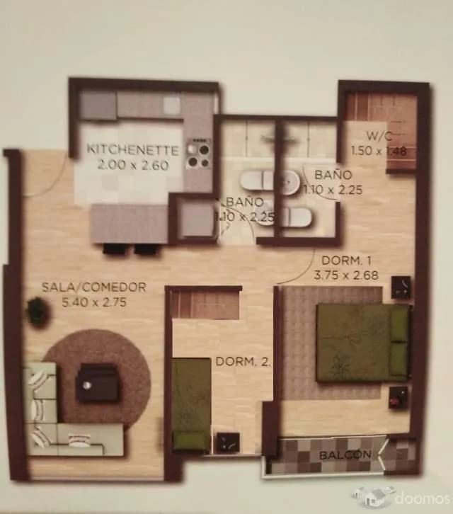 Alquilo Departamento en Condominio — foto 2