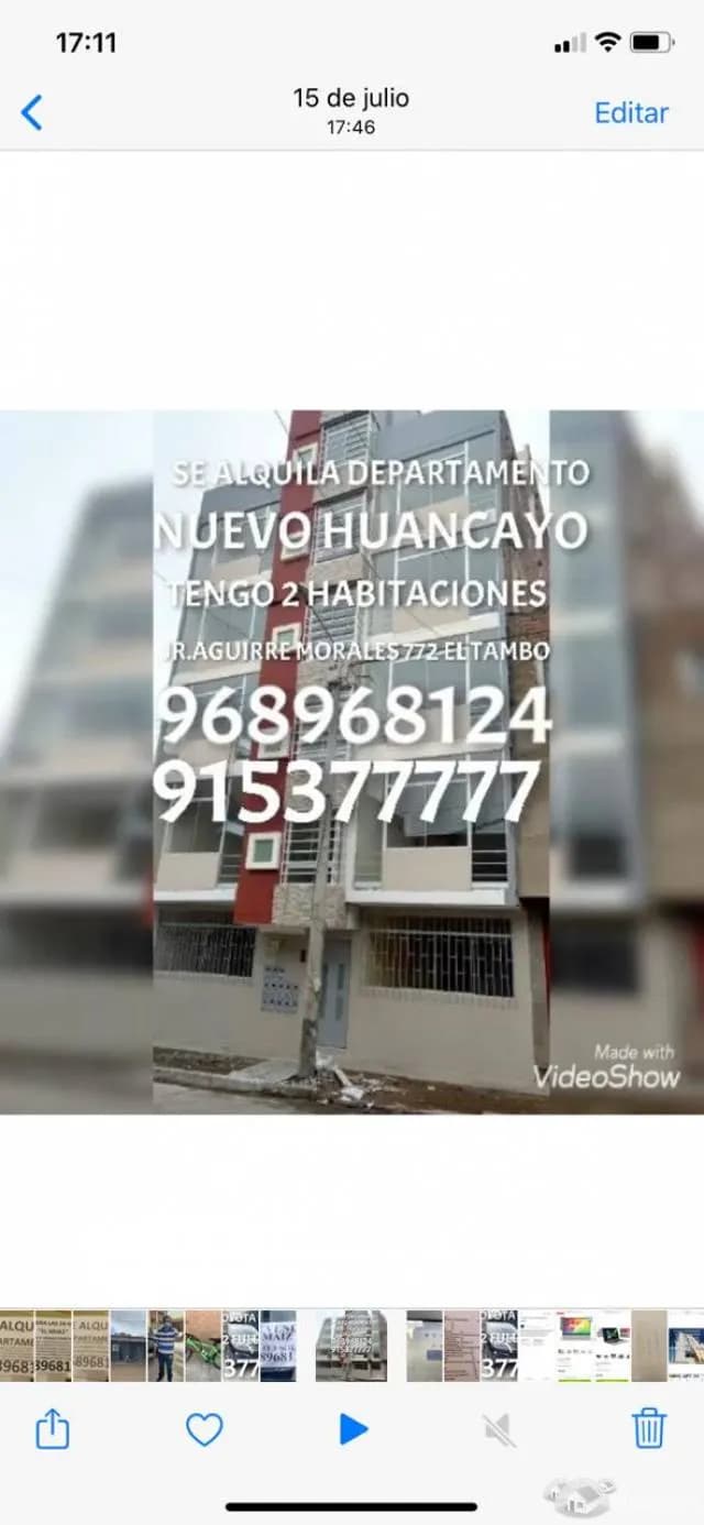 se alquila departamento nuevo huancayo — foto 1