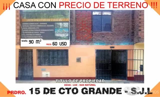 REMATE CASA A PRECIO DE TERRENO — foto 1