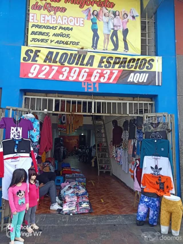 Se Alquila Local Comercial en Luna Pizarro Para Venta de Ropa — foto 2