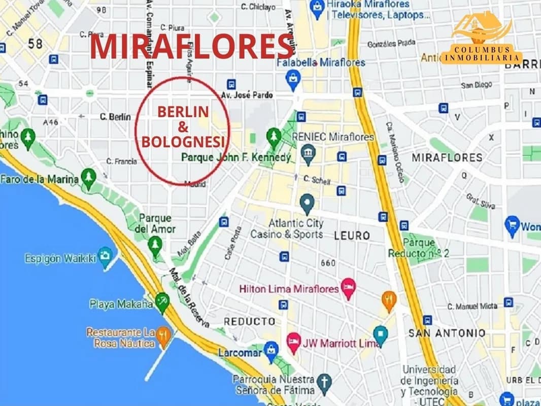 Miraflores BERLIN - Dpto de 2 Dorm + 1 Cochera (Amoblado y Equipado) — foto 2