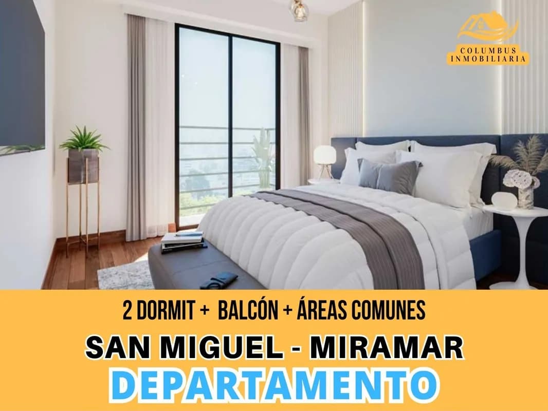 San Miguel MIRAMAR - Dpto de 2 dormitorios + Balcón Frontal + Áreas Comunes — foto 1