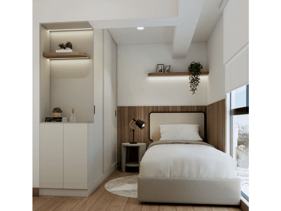 DEPA DE 2 DORMS EN CALERA DE LA MERCED, CON VISTA EXTERNA. — foto 6